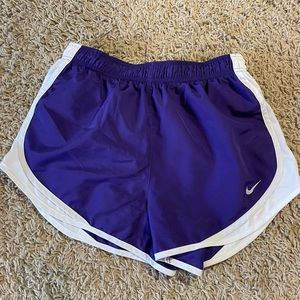 Purple/White Nike Shorts